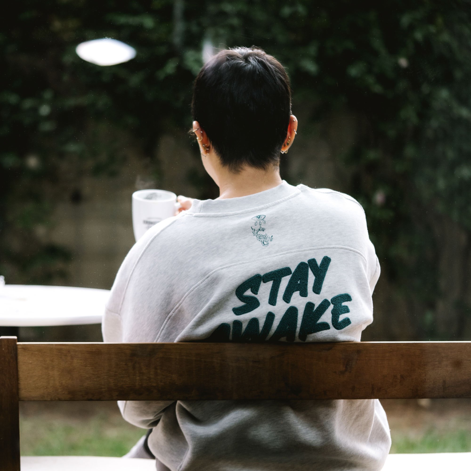 Stay Awake Sweatshirt - Aksesuar görsel 3 | KRONOTROP